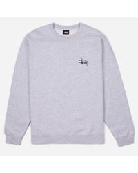 grey stussy crewneck