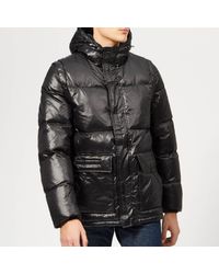 tommy hilfiger shiny hooded down