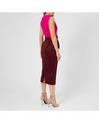 ted baker nikkita tulip bow dress