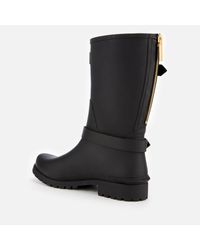 barbour biker wellies