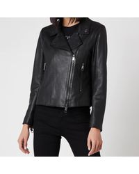 boss casual leather jacket