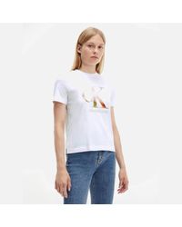 Calvin Klein T-shirts for Women - Up to 75% off at Lyst.com