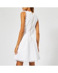 ted baker white skater dress
