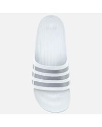 adidas duramo sliders white