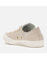 converse scallop white