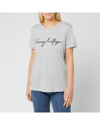 Tommy Hilfiger T-shirts for Women - Up to 69% off at Lyst.com