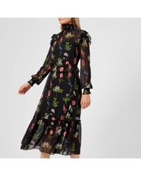 boho black lace dress