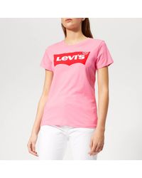 pink levis tshirt