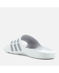 adidas duramo sliders white