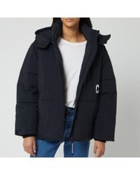 calvin klein oversized puffer jacket