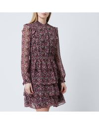 michael kors pink floral dress