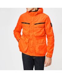 marshall artist garment dyed field jacket sulphur