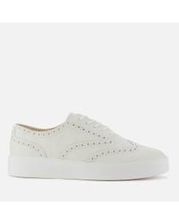 clarks brogue trainers