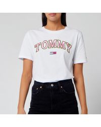 tommy jeans neon t shirt