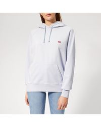 levi's unbasic hoodie xenon blue