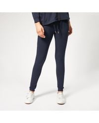Superdry Synthetic Active Studio Luxe Joggers in Blue - Lyst