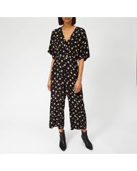 whistles edelweiss button jumpsuit