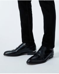Hijgend Krijt Meesterschap The Kooples Zwartleren Oxford-schoenen Zilveren Detail in het Zwart voor  heren - Lyst