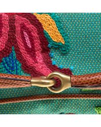 Gucci Multicolor Fabric Limited Edition Tom Ford Horsebit Chain Clutch