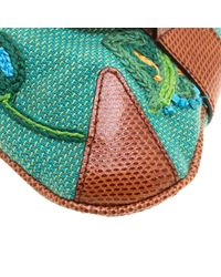 Gucci Multicolor Fabric Limited Edition Tom Ford Horsebit Chain Clutch