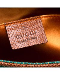 Gucci Multicolor Fabric Limited Edition Tom Ford Horsebit Chain Clutch