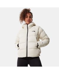 north face hyalite down hooded jacket