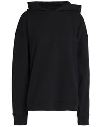 Alexander Wang Oversized Appliquéd French Cotton-terry Hoodie Black