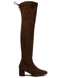 light brown over the knee boots