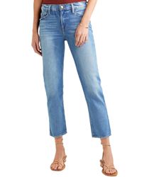 Frame mid rise straight leg jeans Clearance