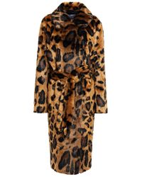 reversible leopard print coat
