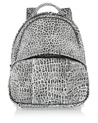Alexander Wang Black Dumbo Textured-leather Backpack