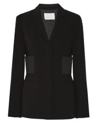 Alexander Wang | Black Crepe Blazer | Lyst