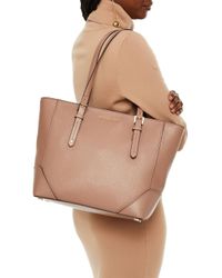 michael michael kors aria large leather tote