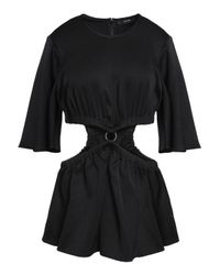Ellery Black Apocalyptic Cutout Crepe Top