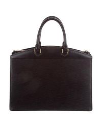 Lyst - Louis Vuitton Epi Riviera Bag Black in Metallic