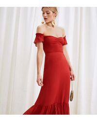 Reformation butterfly dress red Clearance