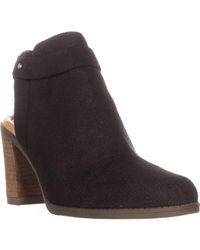 Dr. Scholls Black Look Slingback Ankle Booties