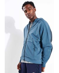 Adidas Must Haves Aeroready Full Zip Hoodie In Blue For Men Lyst
