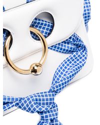 J.W. Anderson Blue Mini Pierce Ribbon Cross Body Bag
