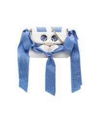 J.W. Anderson Blue Mini Pierce Ribbon Cross Body Bag