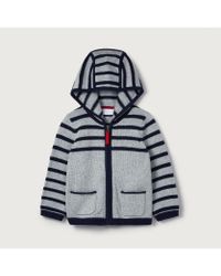 The White Company Multicolor Stripe Zip Hoodie