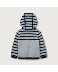 The White Company Multicolor Stripe Zip Hoodie