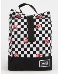 checkered lunch bag