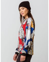 Adidas Multicolor Pineapple Womens Boyfriend Sweatshirt