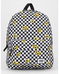 vans black and white checkerboard backpack