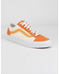 vans style 36 retro amberglow gold skate shoes