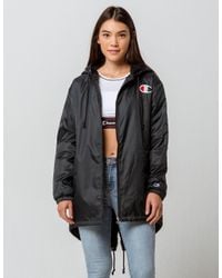 champion sherpa lined hooded anorak jacket