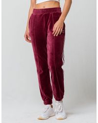 adidas velvet track pants womens