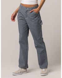 dickies striped carpenter pants