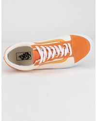 vans style 36 retro amberglow gold skate shoes